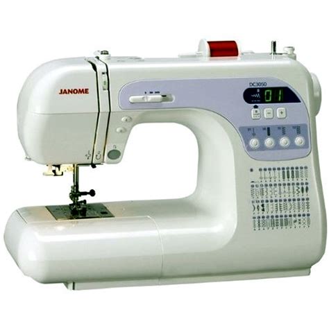 Reasonable size and light weight, convenient to store and carry. Janome DC3050 Sewing Machine Review