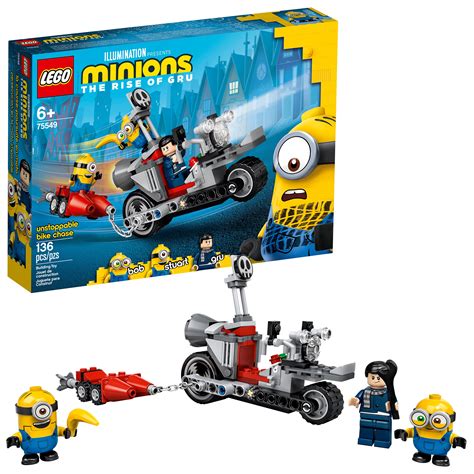 Lego Minions Unstoppable Bike Chase 75549 Minions Toy Building Kit