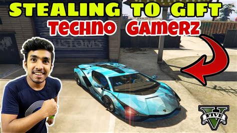 Gta 5 Stealing Techno Gamerz Lamborghini From Military Base To T