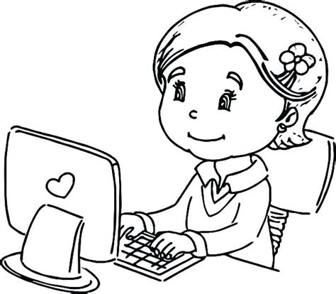 Computer Coloring Pages Best Coloring Pages For Kids