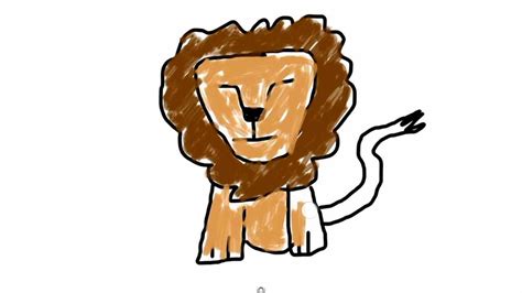 Aprende A Dibujar Un León Learn To Draw A Lion Youtube