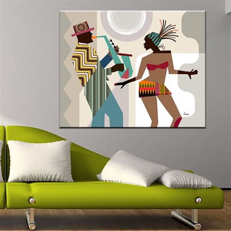 African American Wall Art African Painting African Decor Black Art