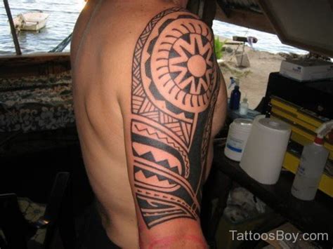 Fantastic Maori Tribal Tattoo On Half Sleeve Tattoo Designs Tattoo