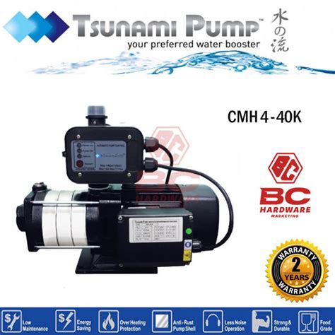 Cmh4 40 K Home Water Pump 10hp Tsunami Pump 1hp075kw 240v50hz 1