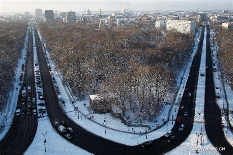 Snow Hits Germanys Capital City Of Berlin Global Times