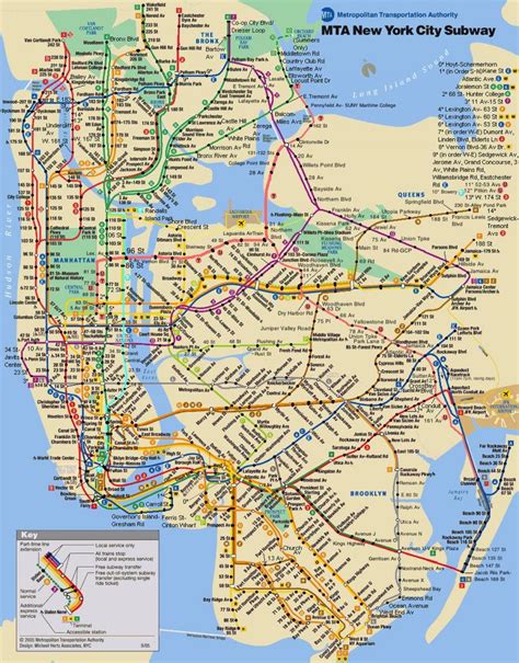 City Of New York New York Map Mta Bus Map Bus Map Bus