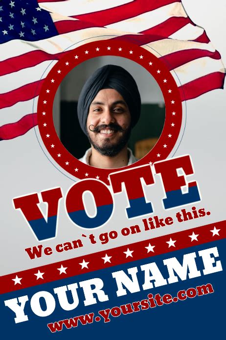 Election Campaign Poster Template Postermywall