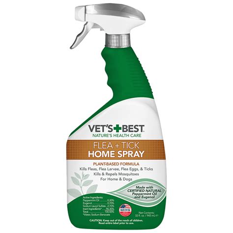 Vet's Best Flea and Tick Home Spray | Flea Treatment for Dogs and Home ...