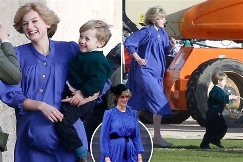 First Look At Pregnant Princess Diana Chasing After Young Prince