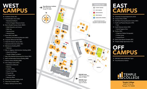 Campus Map And Directions • Temple College