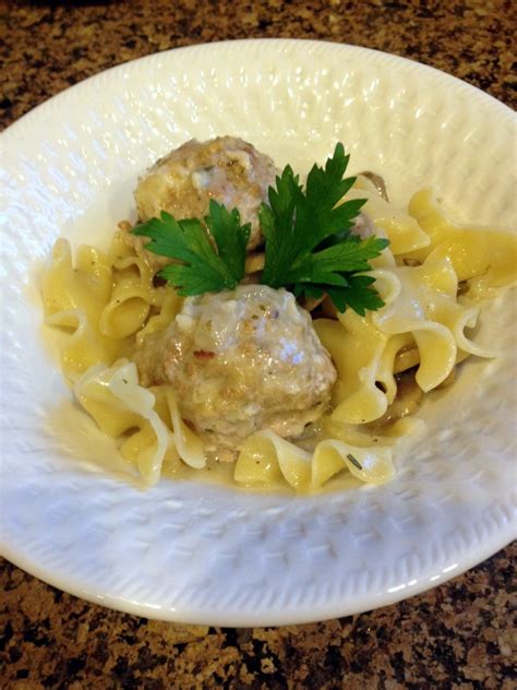 Creamy Egg Noodles With Turkey Meatballs Fit Chef Chicago