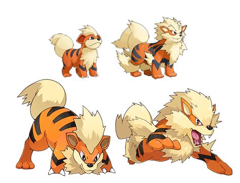 Growlithe And Arcanine By Maxdemon6 On DeviantArt