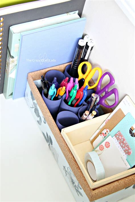 Making An Upcycled Diy Pen Organizer For Your Work Space The Crazy