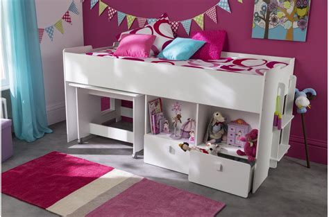 Fille ou garçon, voici une sélection qui devrait leur plaire et répondre à leurs besoins. Lit Combiné Pour Enfant 90x200cm Avec Bureau Et Rangement Blanc ALTO - Lit Enfant Pas Cher