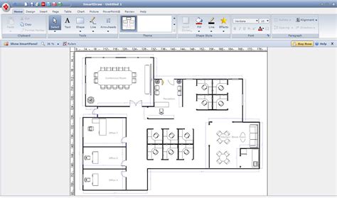 Share your design project with others online. Digital Smart Draw Floor Plan with SmartDraw Software : HouseBeauty
