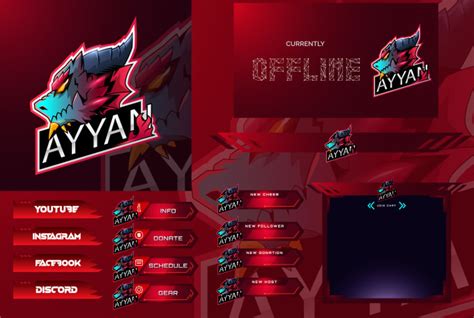 Design Custom Twitch Overlays And Static Stream Packages By