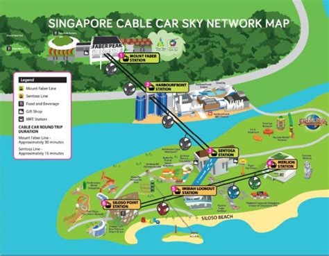 Pay Only 3 Per Adult Ticket For Spore Cable Car Round Trip On Sentosa