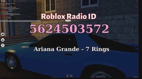 Ariana Grande 7 Rings Roblox Idmusic Code Youtube