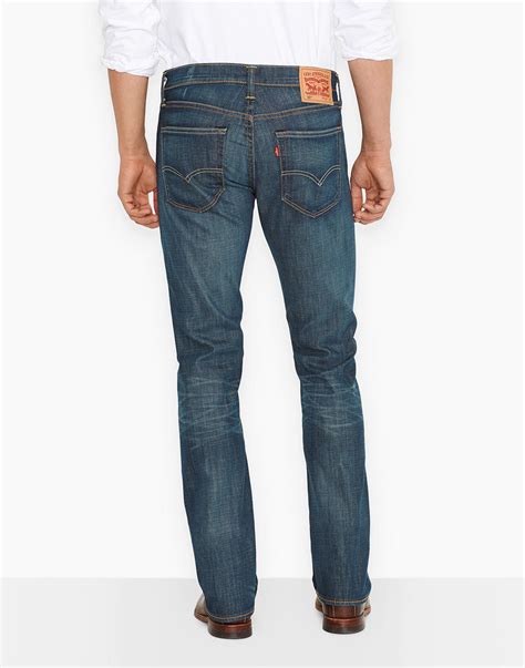 Levis 527 Retro Mens Slim Boot Cut Denim Jeans In Explorer Blue