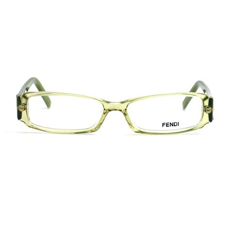 Fendi Eyeglasses Women Clear Green Full Rim Rectangle 50 14 135 F891 315 750666911072 Ebay