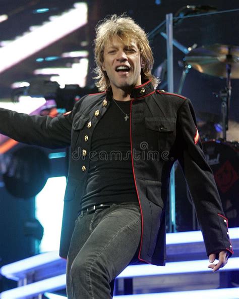 Bon Jovi Performs In Concert Editorial Image Image Of Entertainment
