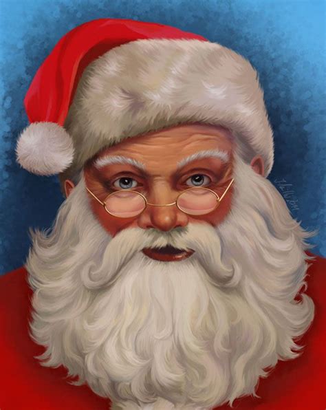 30 Creative Santa Claus Illustrations Wonarts Kerst Afbeeldingen