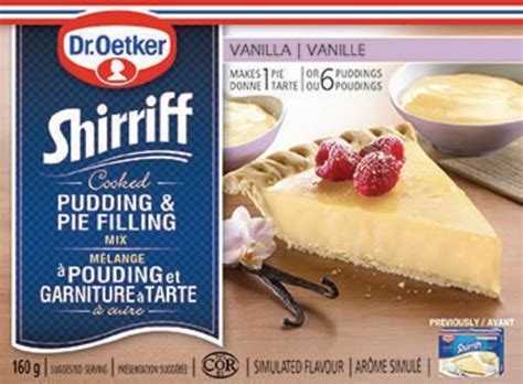 3 PACK Dr Oetker Shirriff Vanilla Pudding Pie Filling Dessert Mix