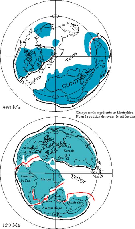Evolution Des Continents Geo Ocean