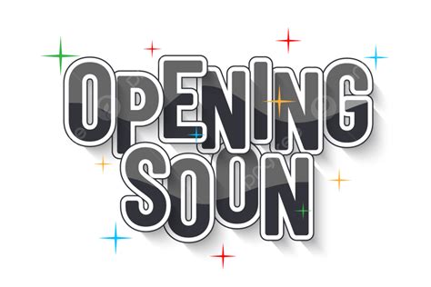 Opening Soon Text Lettering Banner Opening Soon Banner Png And