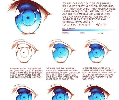 How To Coloring Anime Eyes In 2020 Anime Eyes Anime Eye Drawing