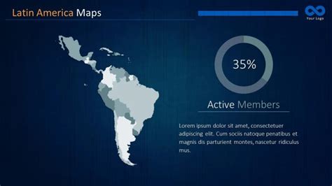 Latin America Maps Powerpoint Template Slide In A Box