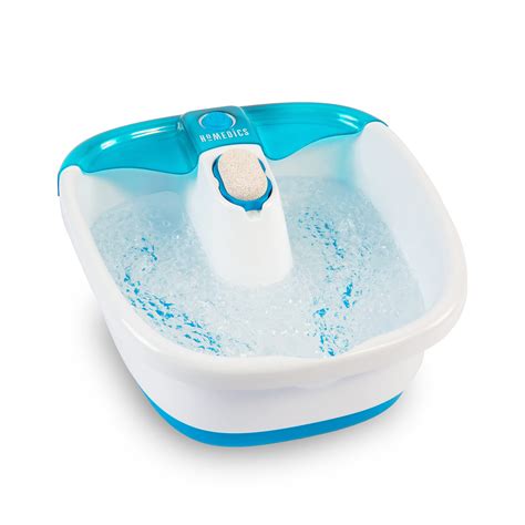 Homedics Bubble Mate Foot Spa Toe Touch Controlled Foot Bath With Invigorating Bubbles And
