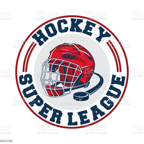 Hockey Team Logo Design Vector Template Sport Club Badge Identity