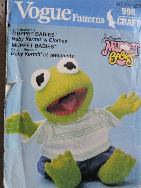 Kermit Baby Doll And Frog Clothes Jim Hensons Muppet Toys Vogue 598
