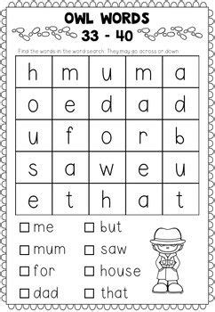 ee phonics word search learning   read
