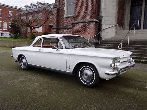 Chevrolet Corvair Coupe 1964 White For Sale 1964 Corvair Monza 900 4