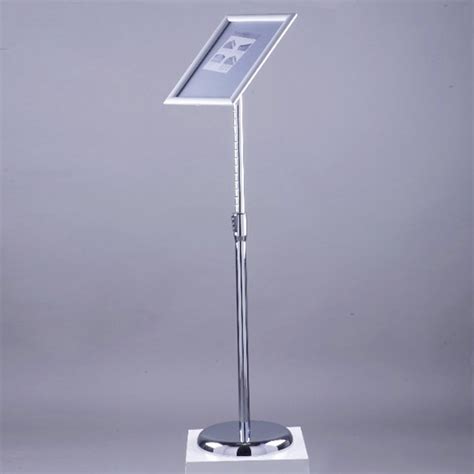 A4 Size Pedestal Sign Stand Adjustable Height Vertical Horizontal