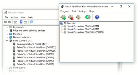 Virtual Serial Port Kit Create Virtual Serial Ports Connected Via A Virtual Null Modem Cable