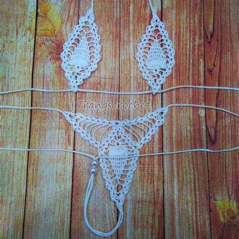 teardrop g string bikini crochet extreme micro bikini by etsy sexiezpix web porn