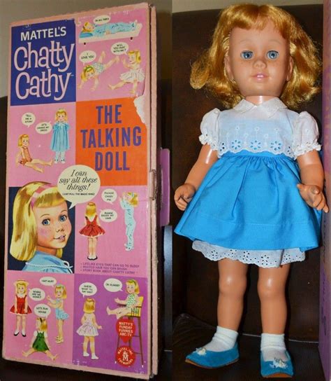 Mattel 1959 Chatty Cathy The Talking Doll Vintage Toys 1960s 1950s