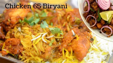 I don't usually make biryani using cooker but my readers were asking for the recipe using cooker as many don't have the big vessel or arrangement for keeping dum.for a long time i too wanted to make a false proof biryani. Hyderabadi Style 🍗 Chicken 65 🍗 Biryani in Pressure Cooker ...