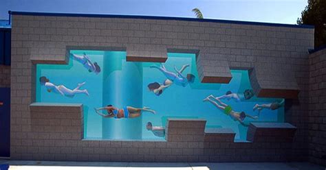 21 Swimming Pool Wall Mural Ideas In The Swim Pool Blog