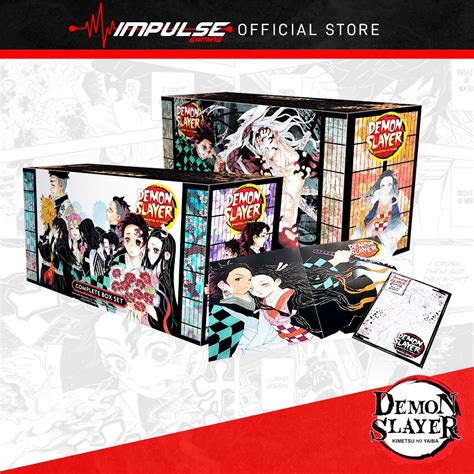 Manga Comic Book Demon Slayer Kimetsu No Yaiba Complete Box Set Vols 1