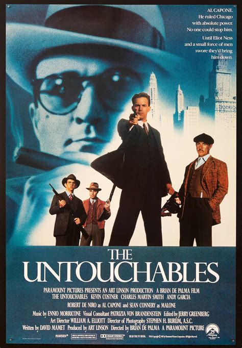 The Untouchables Movie Poster 1987 1 Sheet 27x41