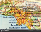 Karta över Los Angeles – Karta