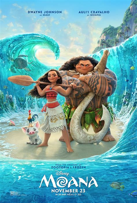 He's got 20 movies that we know of on his slate, and counting. The Rock Reveals A New Poster For Moana | | DisKingdom.com ...