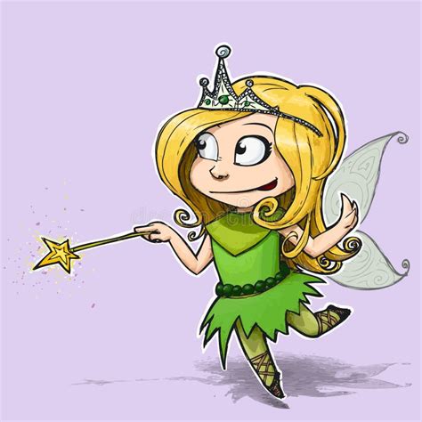 Little Fairy Girl Stock Illustration Illustration Of Character 23608872