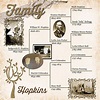 Hopkins Family Tree | Heritage scrapbook pages, Ancestry scrapbooking ...