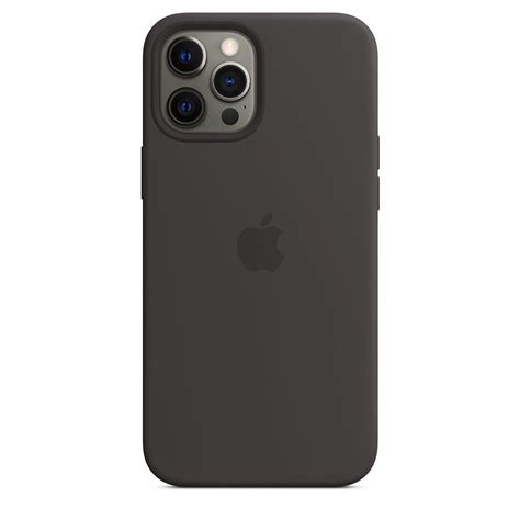 Iphone 12 Pro Max Için Magsafe özellikli Silikon Kılıf Siyah Troy Estore