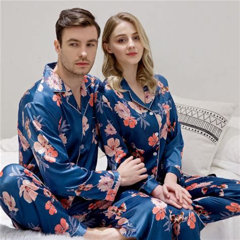 Couple Matching Silky Satin Pajamas Groom And Bride T Etsy